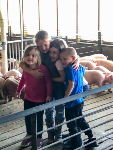 Our grandkids love the pigs!
