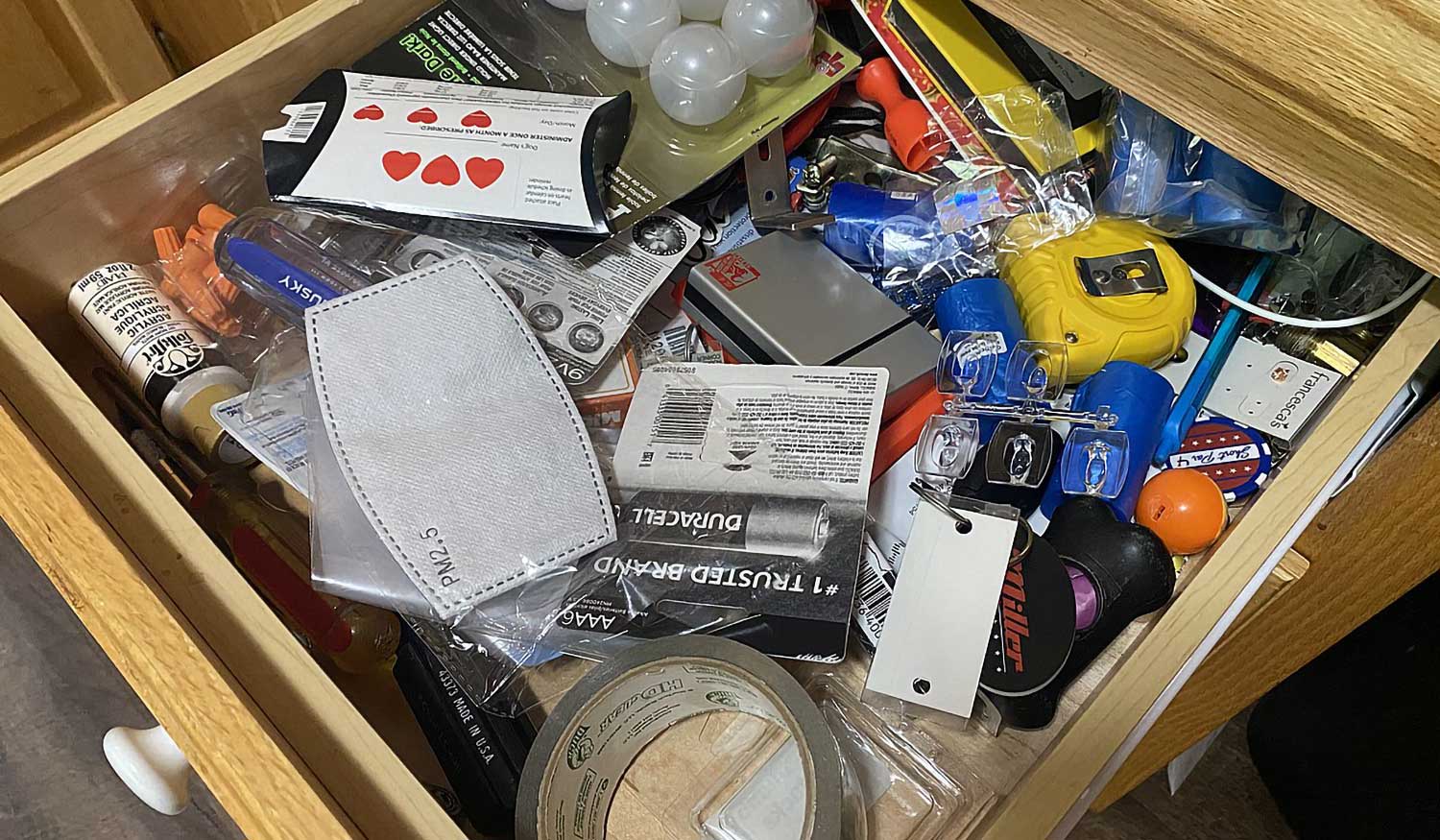 Many of us have a "junk drawer" in our house, where everything gets thrown that we don't have a home for or time to properly deal with. Do we also have "junk drawers" in our lives that need some cleaning up assistance from our Creator?