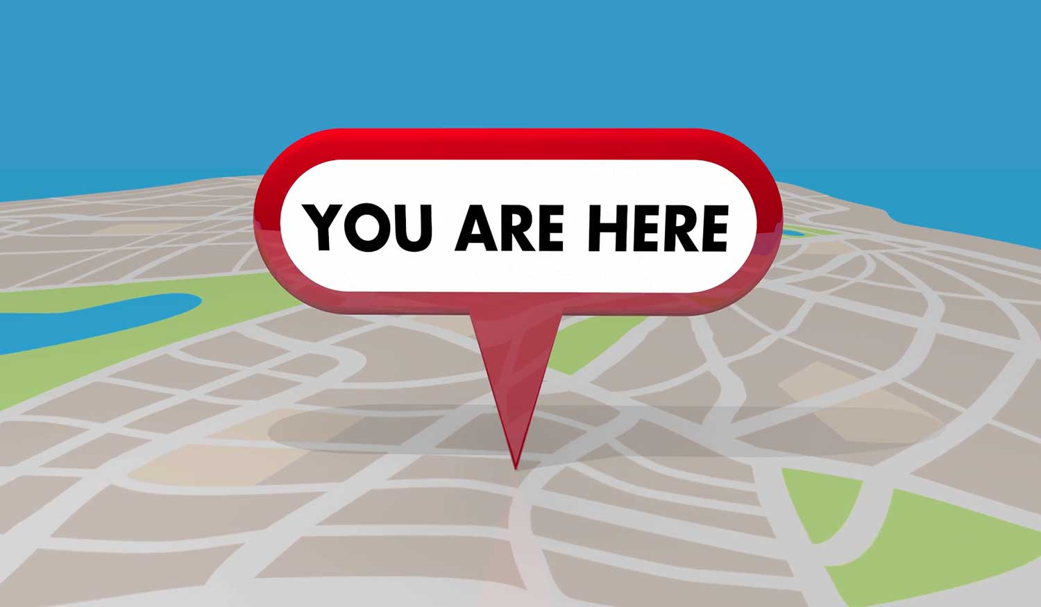 "You Are Here" signs help us orient ourselves in unfamiliar territory. We often need direction too in our spiritual lives, but are we looking in the right place?