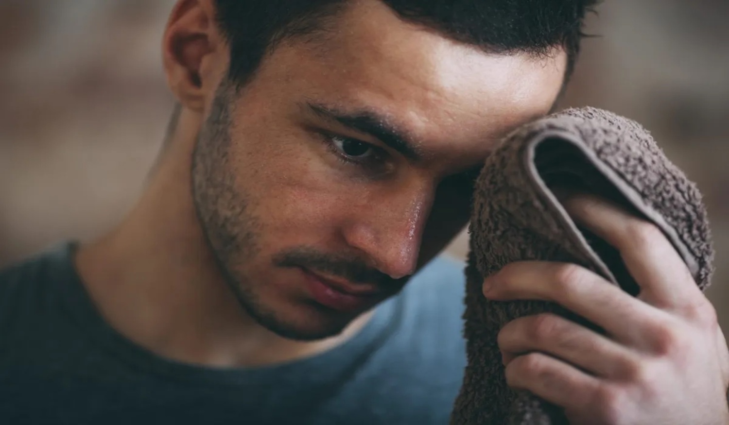 A man that is sweating the small stuff